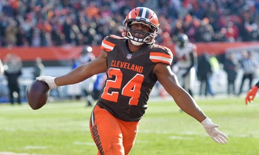 nick chubb rb rankings 2020
