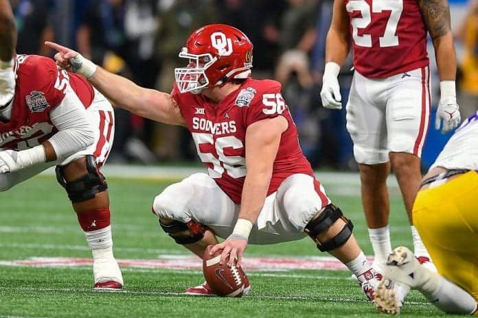 Creed Humphrey return has Sooners OL as favorites for Joe Moore Award