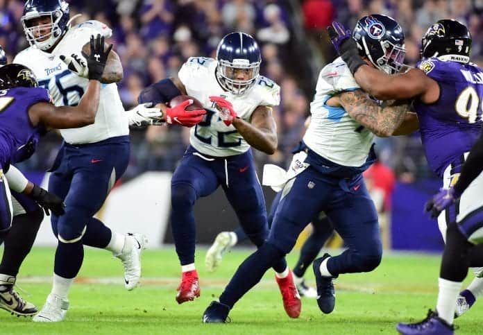 Derrick Henry is running over the competition in the NFL Playoffs