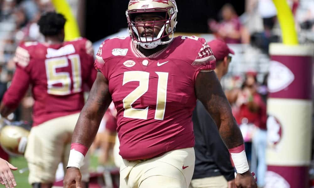 Marvin Wilson is FSU's top prospect in the 2021 NFL Draft