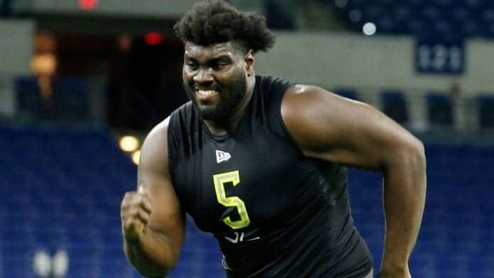 At least six offensive tackles taken in round one of the 2020 NFL Draft