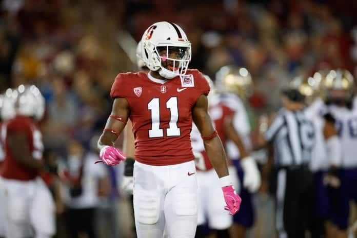 What happened to Stanford defensive back Paulson Adebo in 2019?