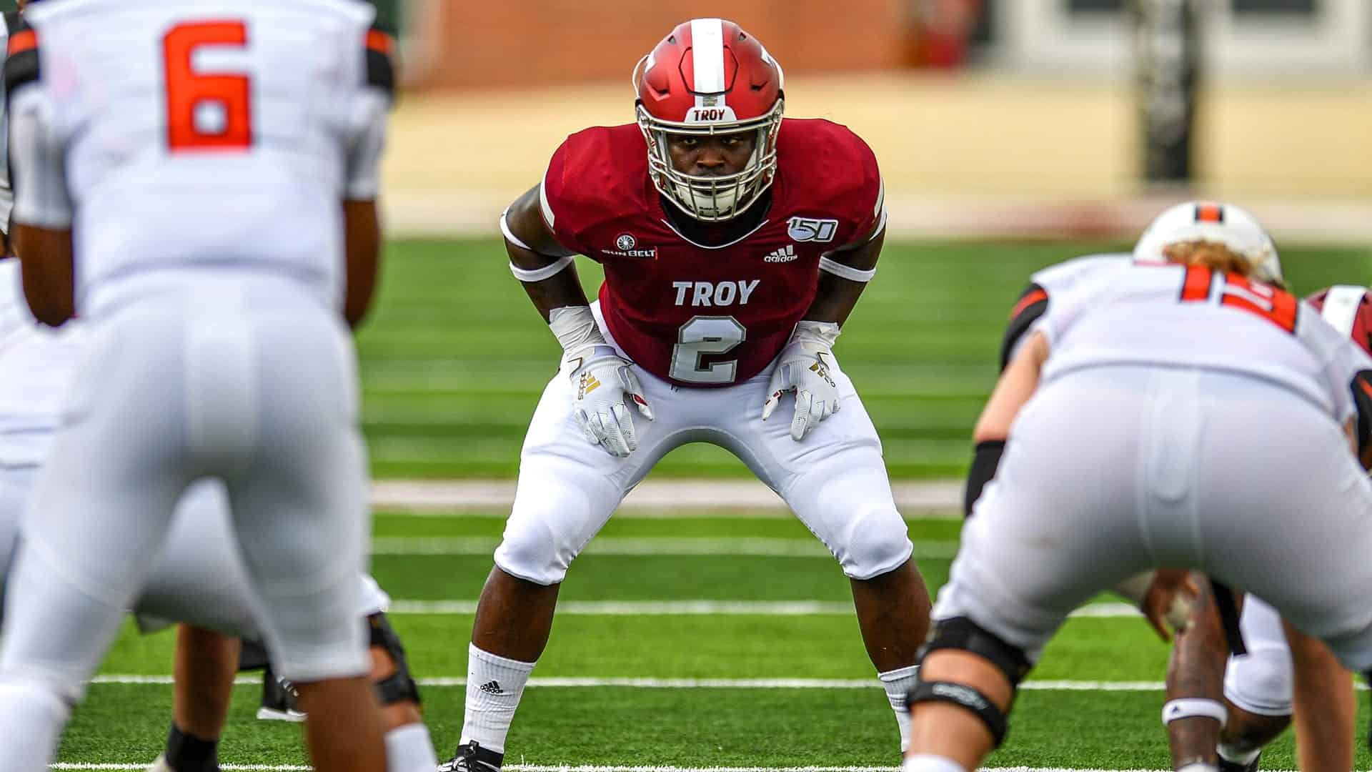 Troy linebacker Carlton Martial is one of college football's best kept secrets