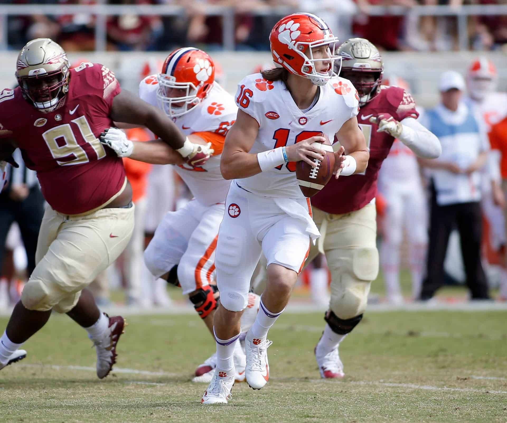 Is Clemson Tigers quarterback Trevor Lawrence a 