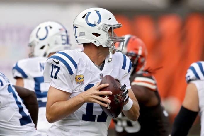 How has Philip Rivers production fared for the Colts so far in 2020?