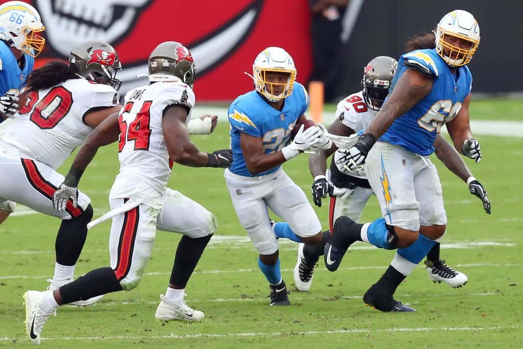 Justin Jackson or Kalen Ballage: Which Chargers RB to play in fantasy in Week 10?