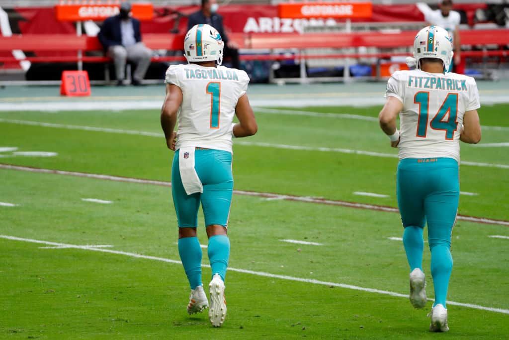 The Tua Tagovailoa/Ryan Fitzpatrick non-controversy as Dolphins starting QB has a unique historic precedent