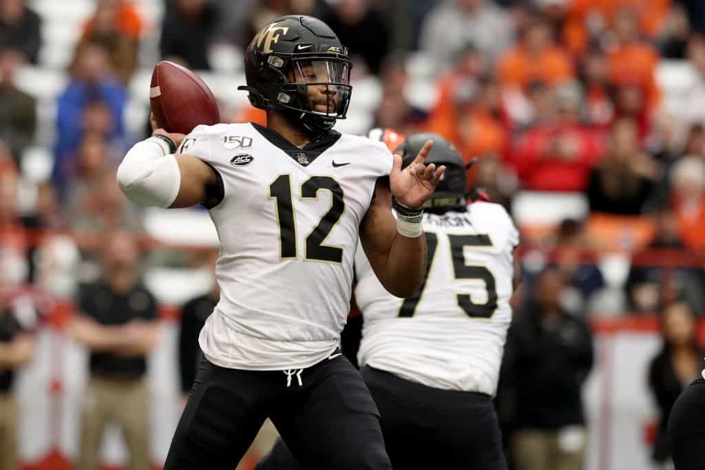 Jamie Newman, QB, Wake Forest - NFL Draft Player Profile