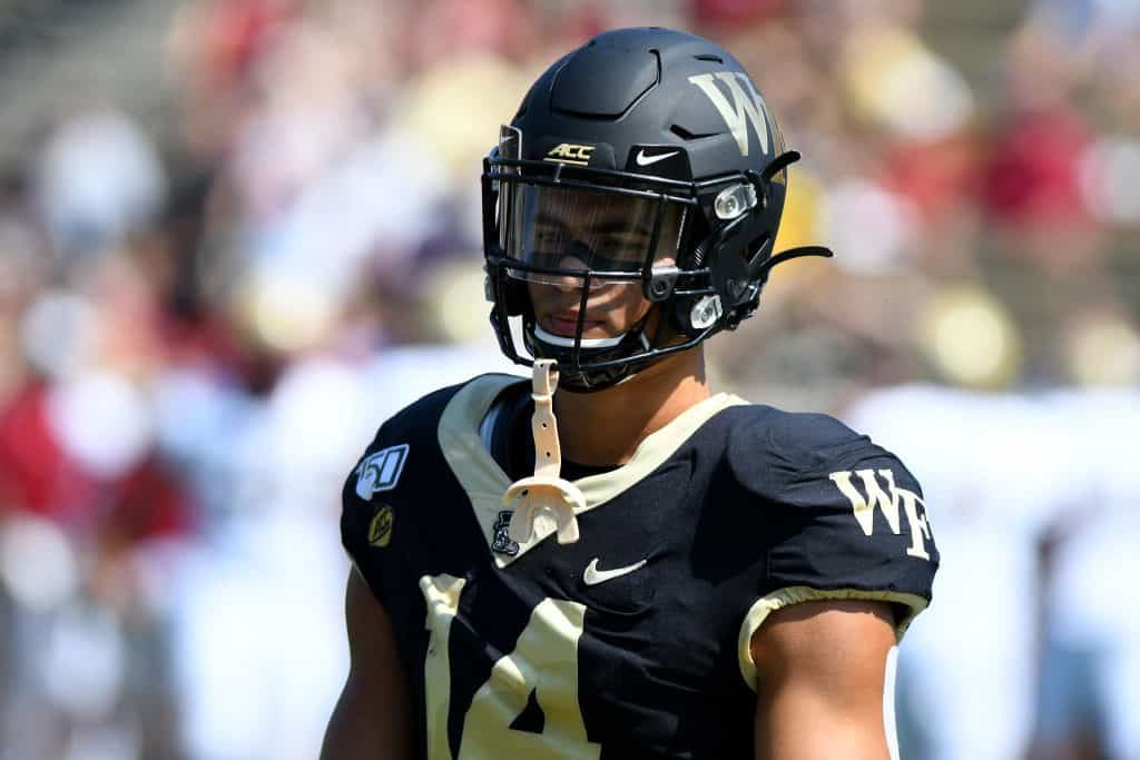 Sage Surratt, WR, Wake Forest - NFL Draft Player Profile