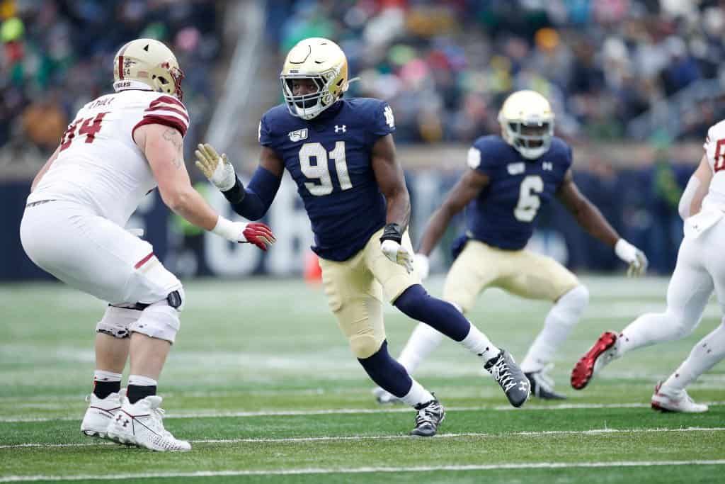 Adetokunbo Ogundeji, DE, Notre Dame - NFL Draft Player Profile