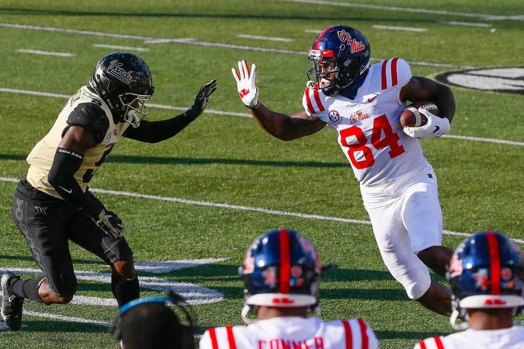 Kenny Yeboah, TE, Ole Miss - NFL Draft Player Profile