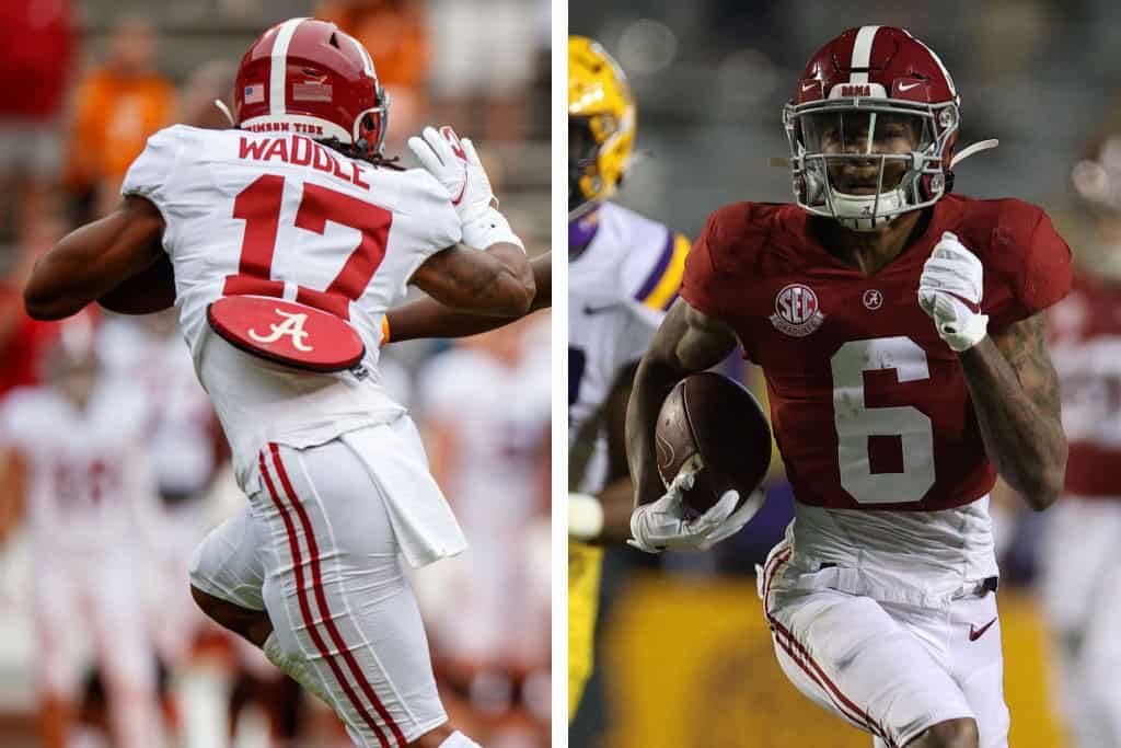 DeVonta Smith or Jaylen Waddle: Which Alabama receiver goes first in 2021 NFL Draft?