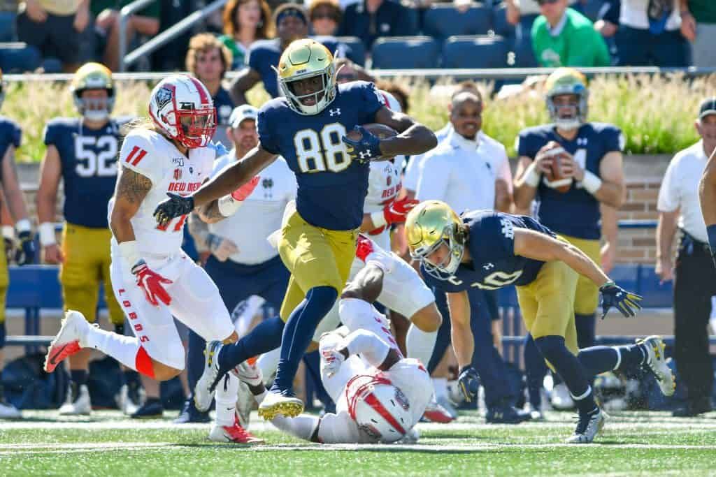 Javon McKinley, WR, Notre Dame - NFL Draft Player Profile