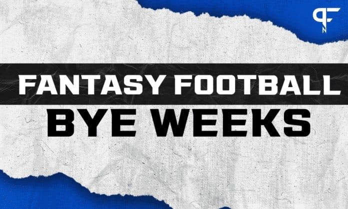 NFL Bye Weeks 2021: Fantasy football cheat sheet