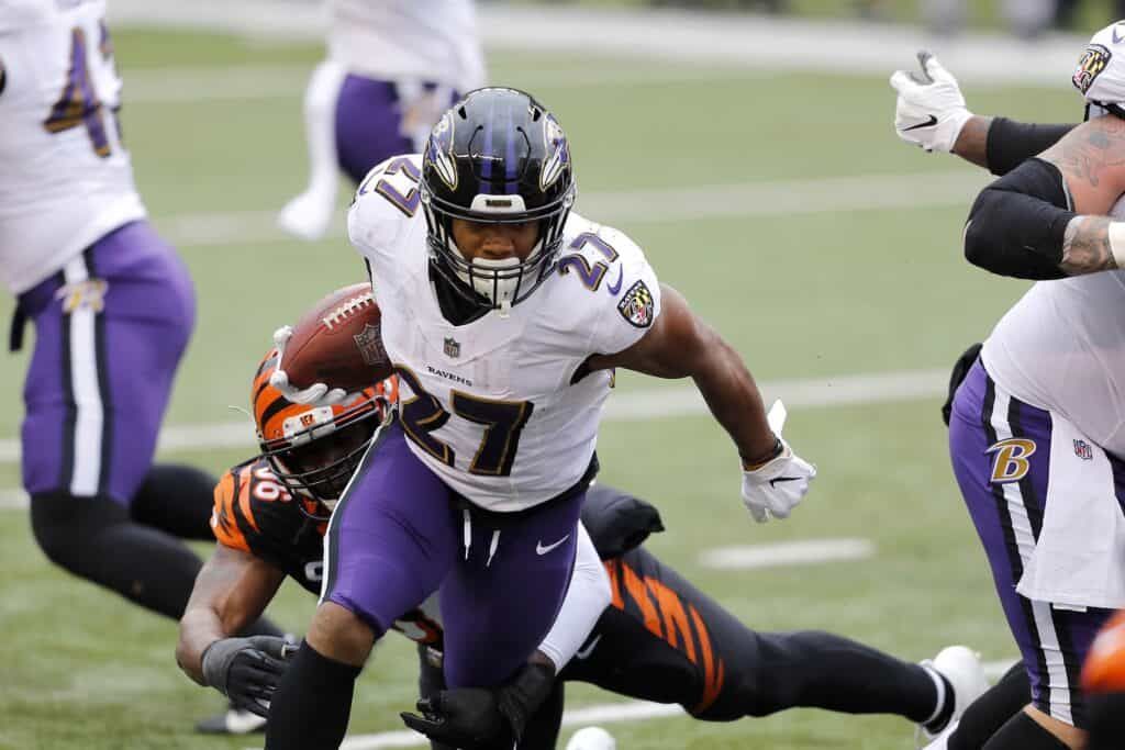 Is J.K. Dobbins RB1 in the Baltimore Ravens backfield for 2021?