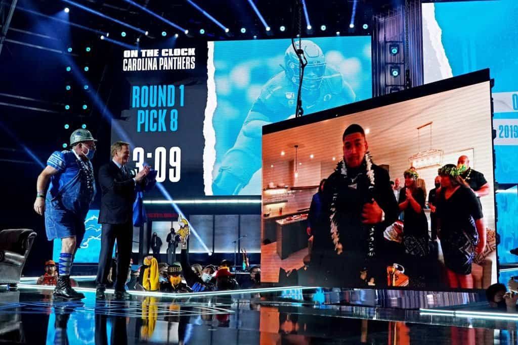 Offensive tackles drafted in the 2021 NFL Draft