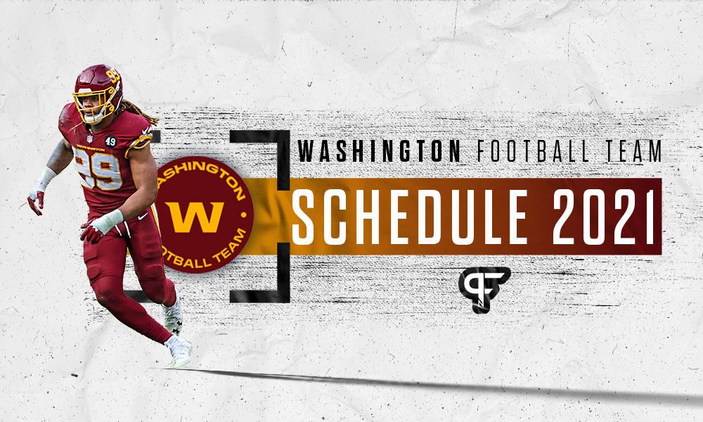 Washington Football Team schedule 2021