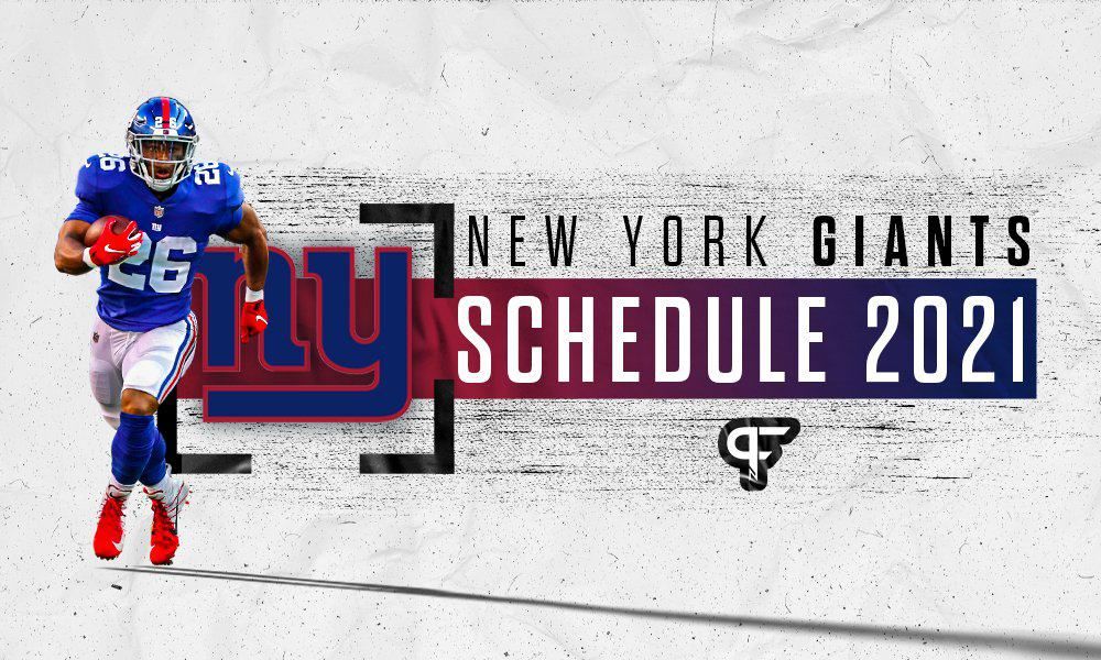 New York Giants schedule 2021