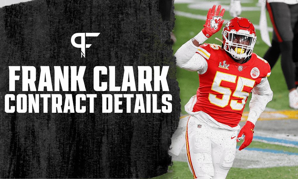 Frank Clark's contract details, salary cap impact, and bonuses