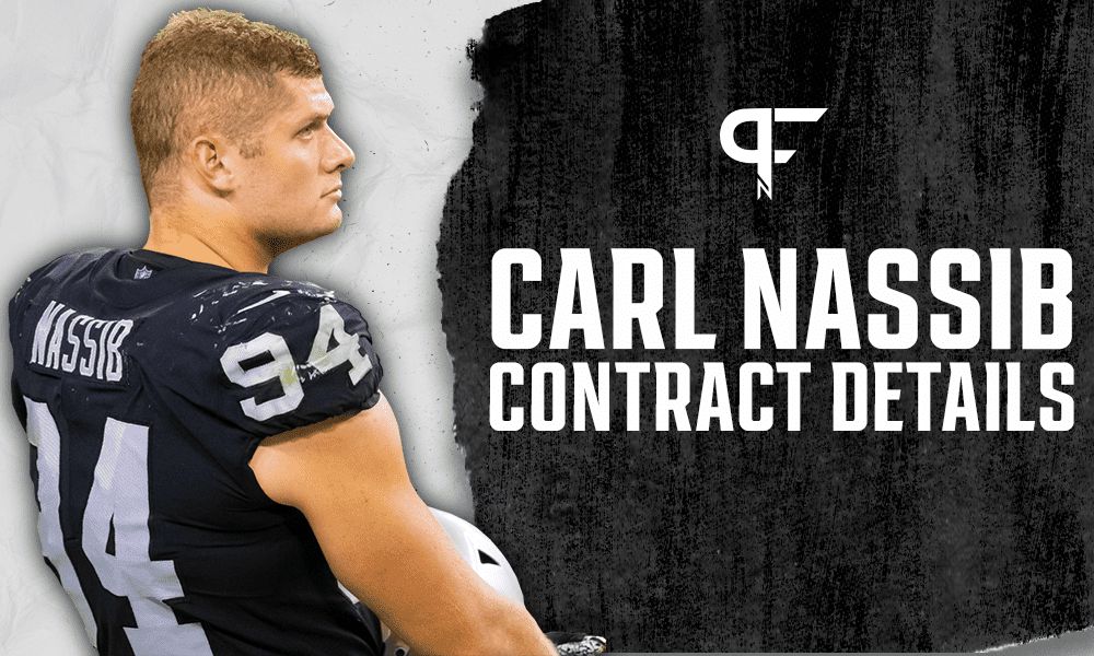 Carl Nassib's contract details, salary cap impact, and bonuses