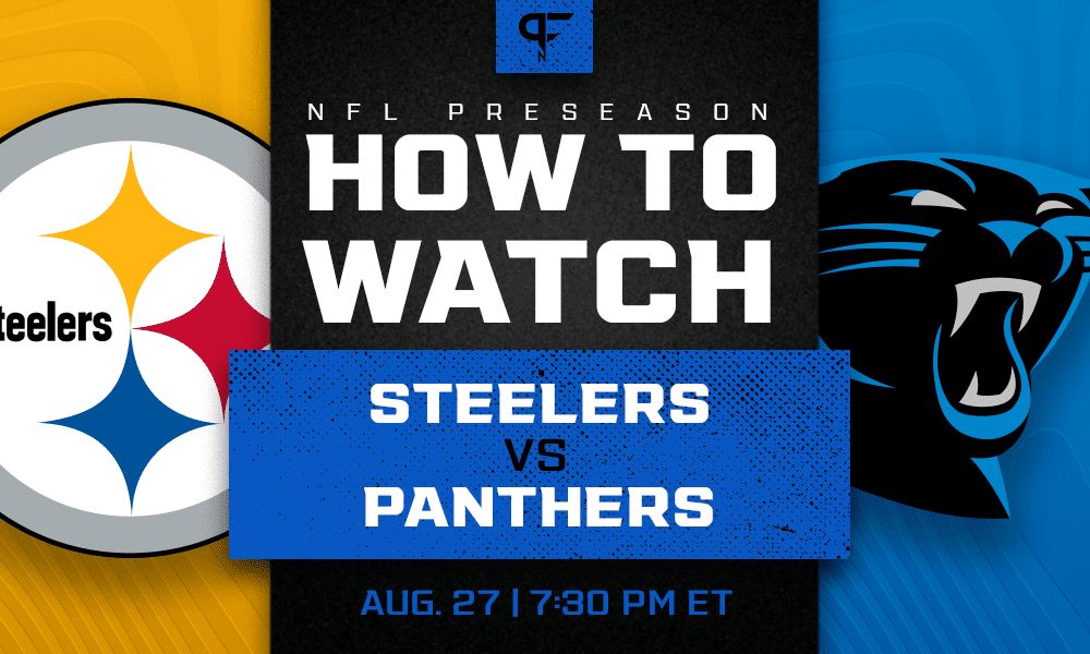 Steelers vs. Panthers: How to watch, start time, odds, live streams, TV channel