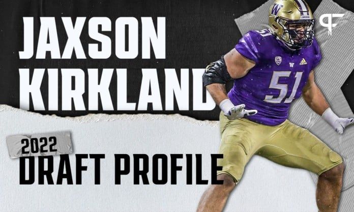 Jaxson Kirkland, Washington OG | NFL Draft Scouting Report