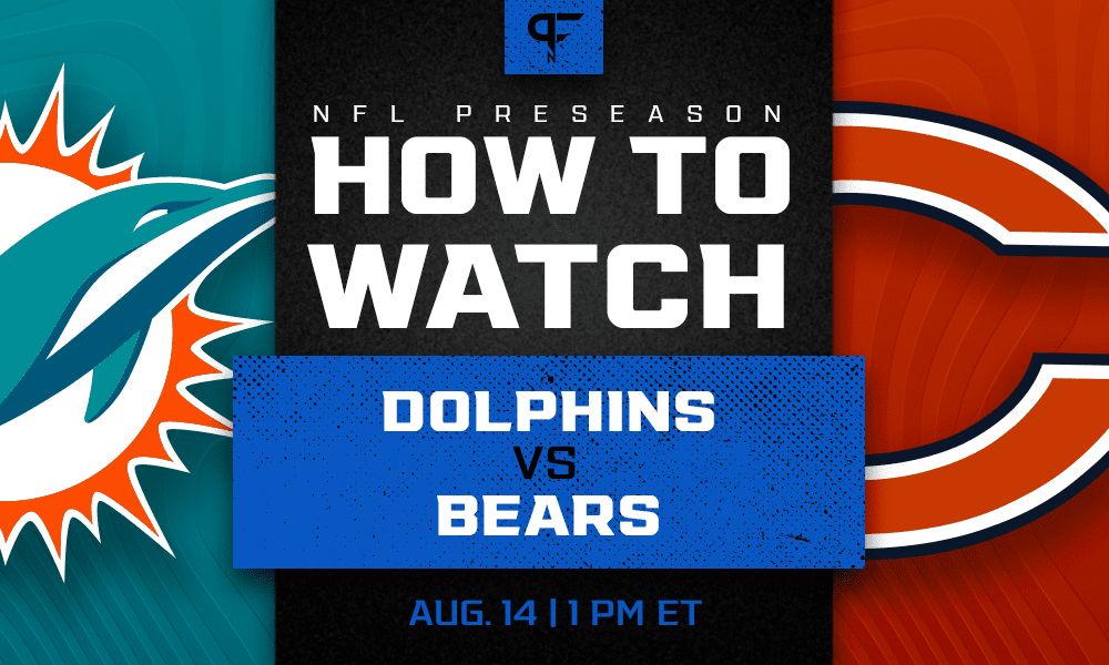 Dolphins vs. Bears: How to watch, start time, odds, live streams, TV channel