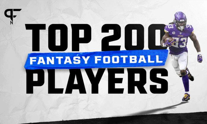 Top 200 Fantasy Football Players 2021: Rankings for PPR leagues