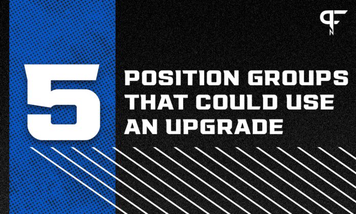 5 NFL positional groups that could use an upgrade before the season