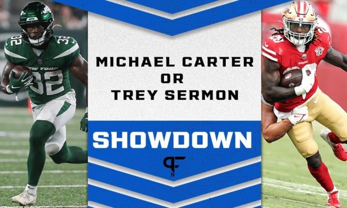 Michael Carter or Trey Sermon: Which rookie fantasy football RB should you target?