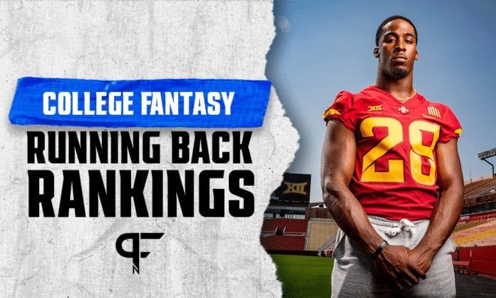 College Fantasy Rankings: Running Backs