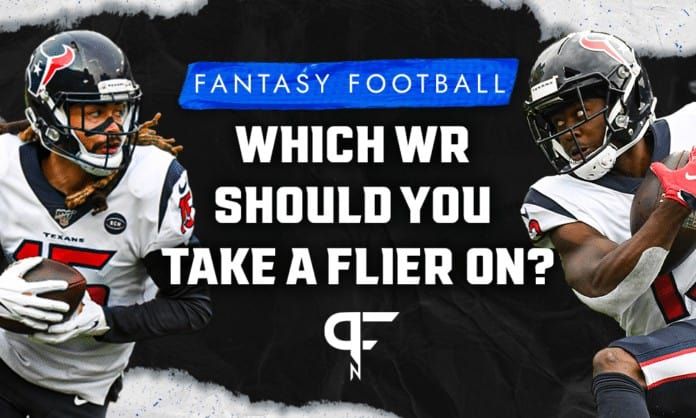 Will Fuller or Brandin Cooks: Which fantasy football WR should you take a flier on?