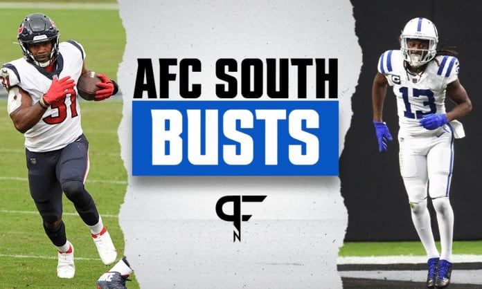 Fantasy Football Busts 2021: Aging players David Johnson and T.Y. Hilton headline AFC South busts