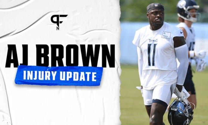 Will A.J. Brown's injury keep him out of the 2021 season opener?