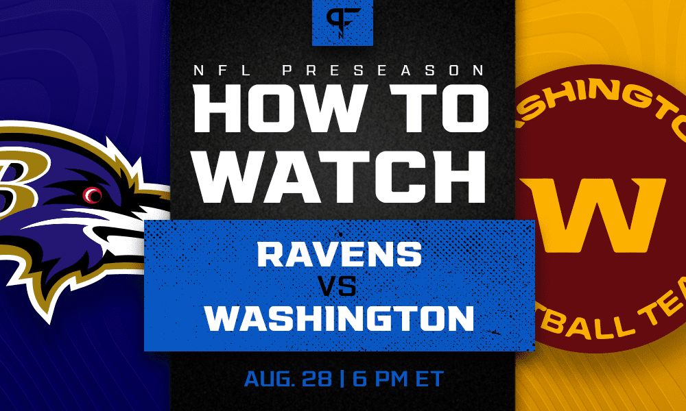 Ravens vs. Washington: How to watch, start time, odds, live streams, TV channel