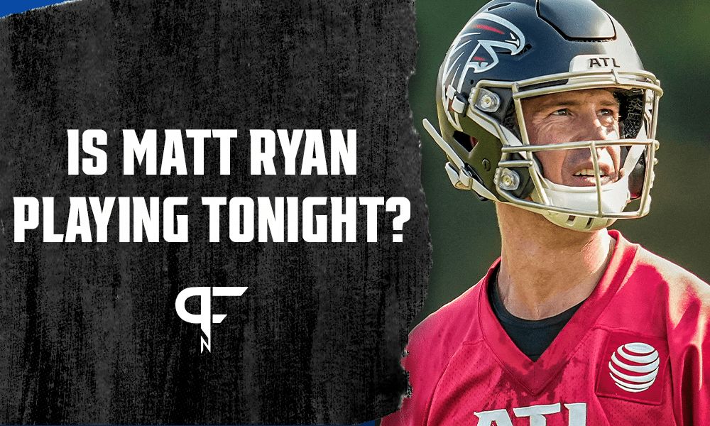 Is Matt Ryan playing tonight vs. the Dolphins?