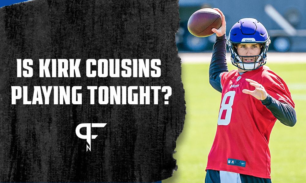 Is Kirk Cousins playing tonight vs. the Colts?