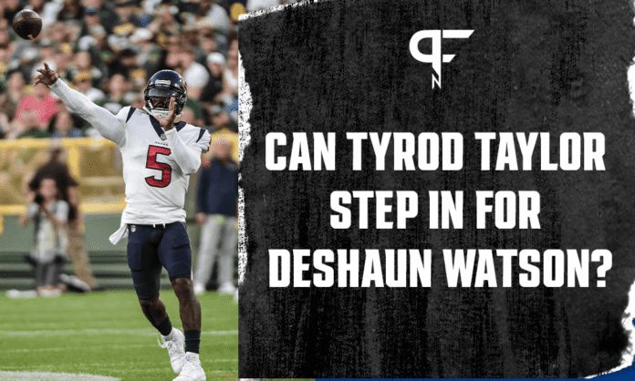 Can Tyrod Taylor step in for Deshaun Watson and help salvage the Houston Texans season?