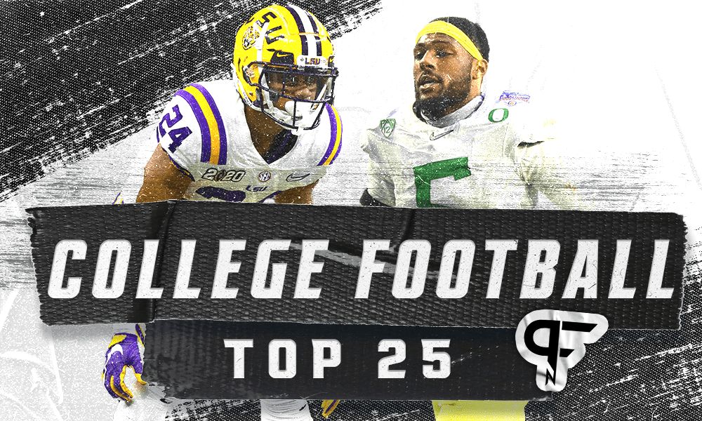 Top 25 College Football Preseason Rankings: Who is behind the big three?