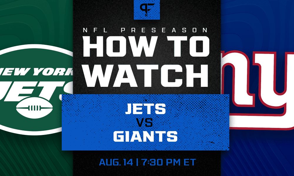 Jets vs. Giants: How to watch, start time, odds, live streams, TV channel