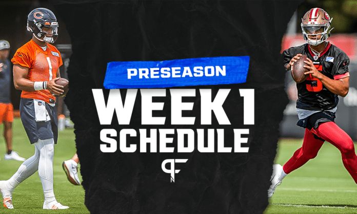 NFL Preseason Schedule Week 1: Justin Fields and Trey Lance set to bring excitement