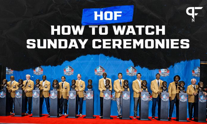 NFL Hall of Fame Ceremonies 2021: How to watch, time, channel, & live streams for Sunday