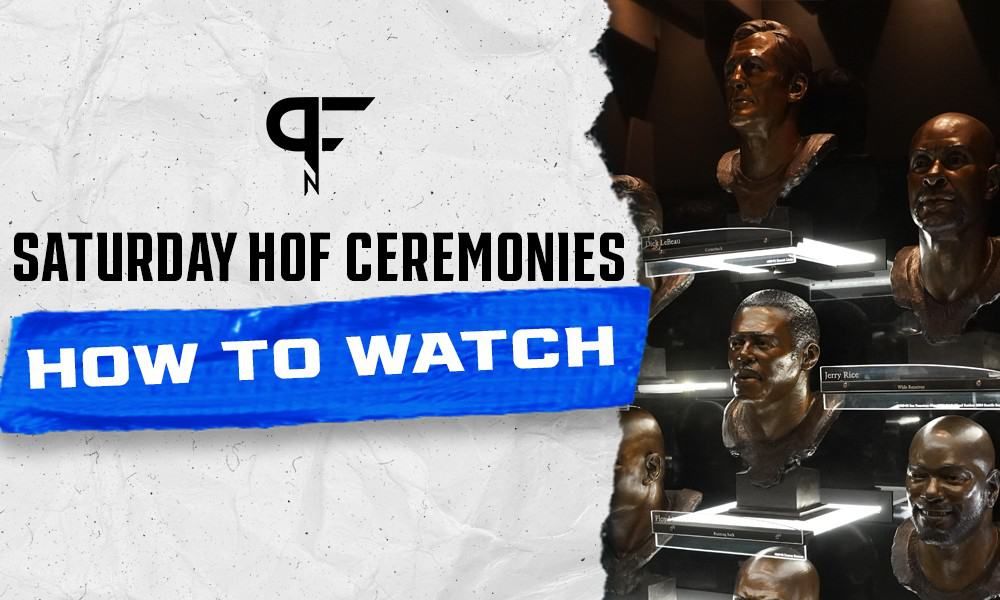 NFL Hall of Fame Ceremonies 2021: How to watch, time, channel, & live ...