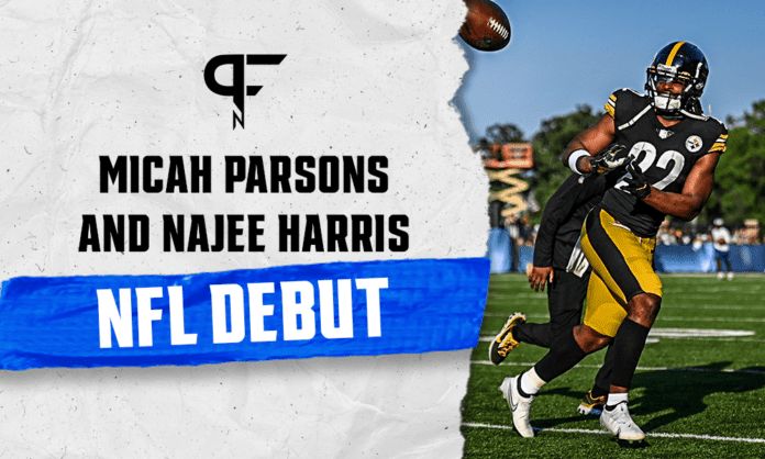 Hall of Fame Game: Tantalizing debuts by Najee Harris and Micah Parsons; Chase Claypool gets one snap too many