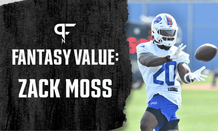 How Zack Moss' fantasy value projects vs. similar NFL running backs