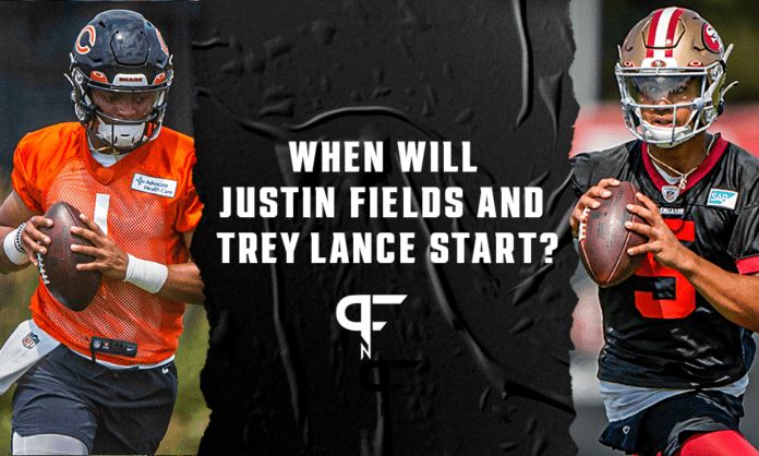 When will Justin Fields and Trey Lance start? Projecting when rookie QBs will hit the field