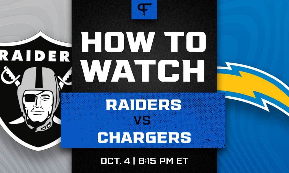 Raiders vs. Chargers prediction, odds, and how to watch the Week 4 game