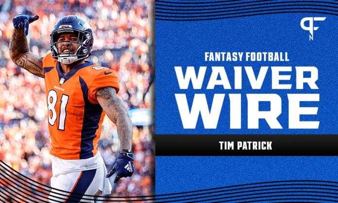 Tim Patrick Waiver Wire Week 4: Broncos WR worth targeting?