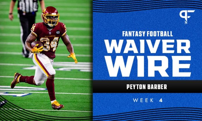 Peyton Barber Waiver Wire Week 4: Health of Josh Jacobs a key factor