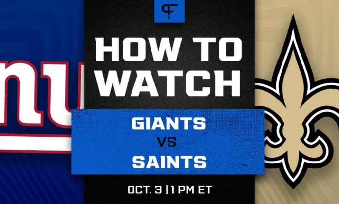 Giants vs. Saints prediction, odds, and how to watch the Week 4 game